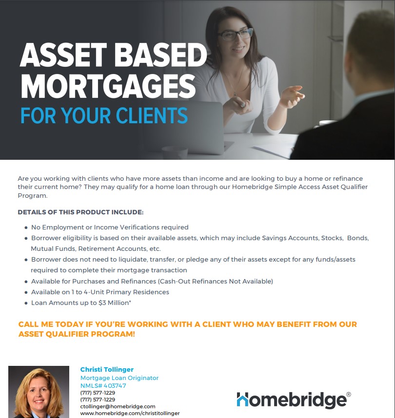 asset based mortgage